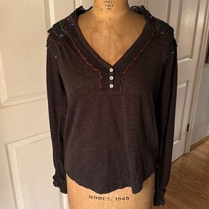 Free People Blouse size: XS